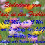 Lauf in den Frühling