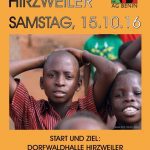 11. Benin-Benefiz-Lauf in Illingen-Hirzweiler, Samstag 15.10.2016