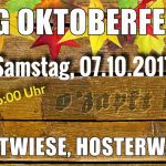 Einladung zum Oktoberfest 2017