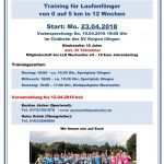 Laufkurs für Anfänger von 0 auf 5 km / ab 19.04.2018