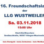 Einladung zum 16. Freundschaftslauf der LLG Wustweiler
