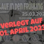 Lauf in den Frühling verlegt